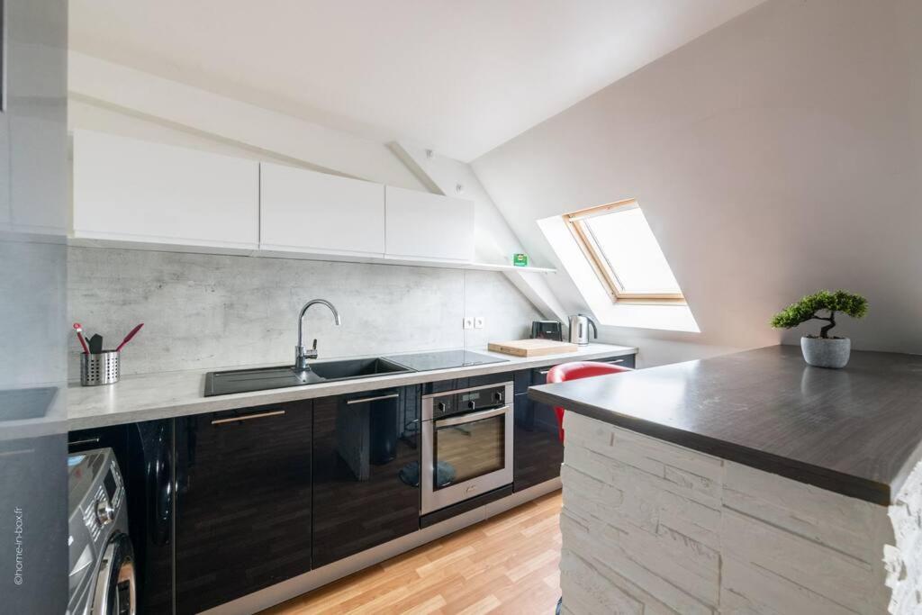 Apartament La Belle Echappee Parisienne - Gare - Hyper Centre Les Mureaux Zewnętrze zdjęcie